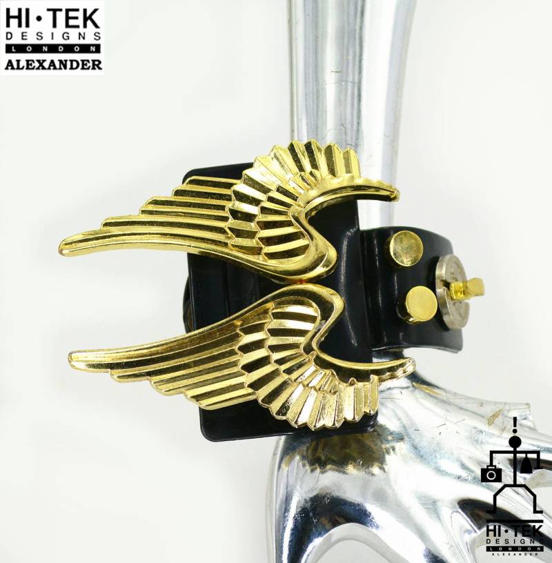 Hallo Tek Alexander Goth Handgemachte Steampunk Unisex Engel Flügel Schmuck Manschette Armband von AlexanderHiTek