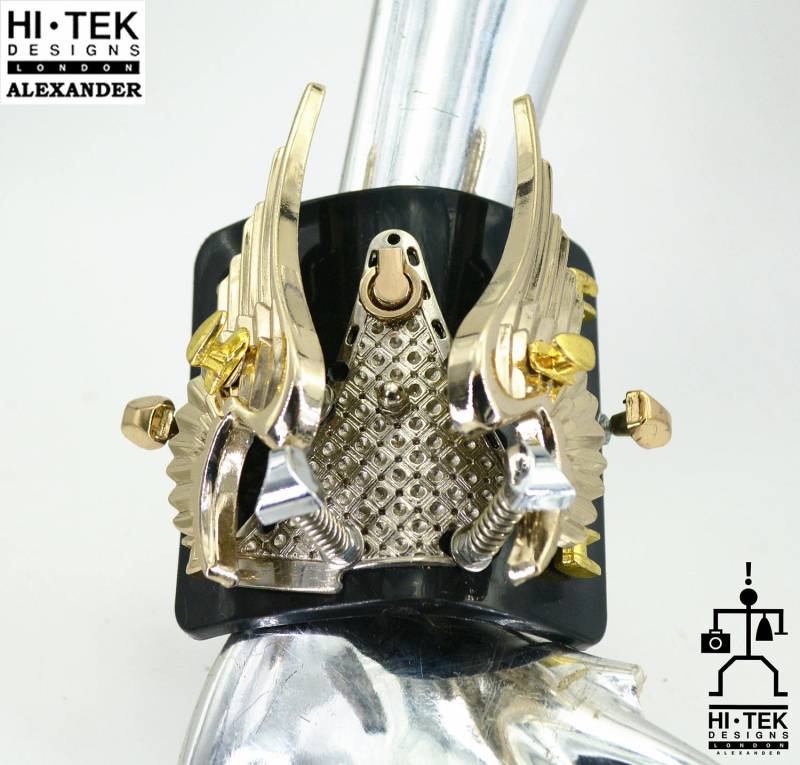 Hallo Tek Alexander Goth Handgemachte Steampunk Unisex Engel Flügel Schmuck Manschette Armband von AlexanderHiTek