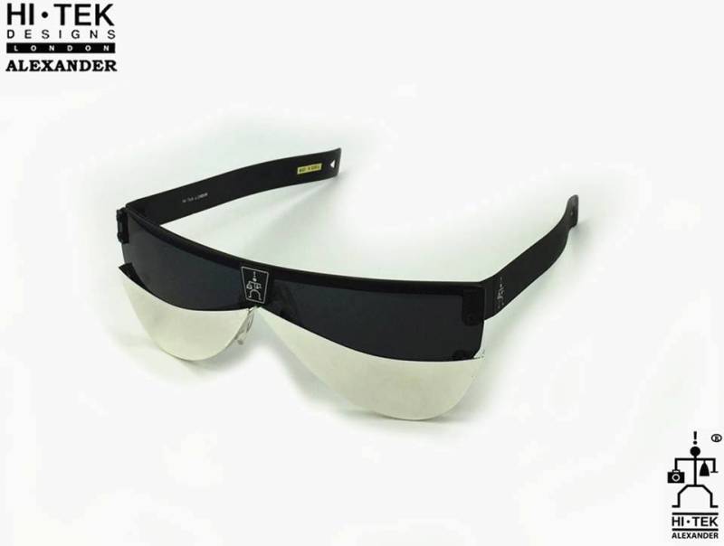 Hallo Tek Alexander Vintage Längliche Metall Sport Flieger Cosplay Sonnenbrillen von AlexanderHiTek