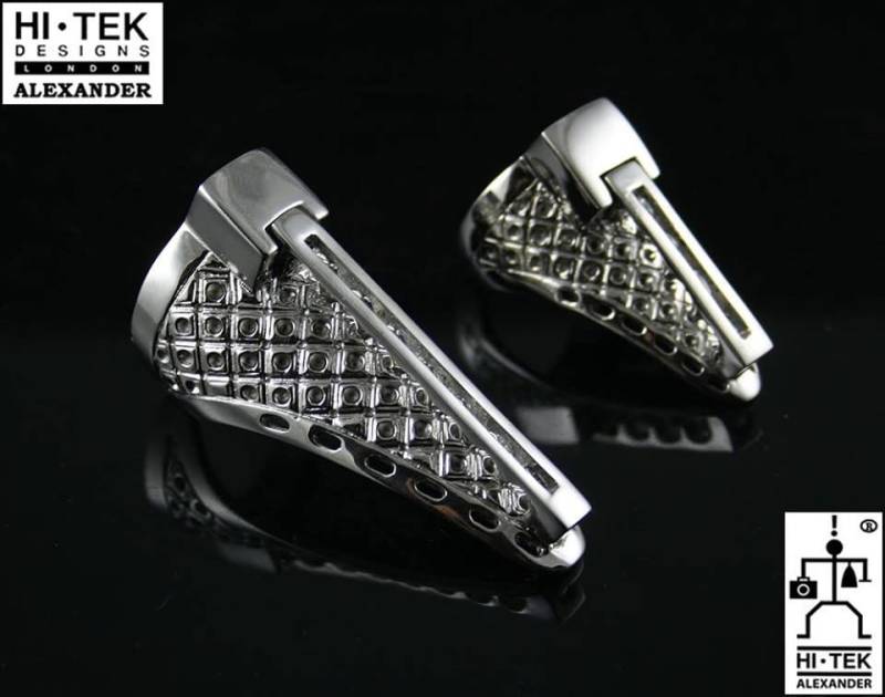 Hi Tek Alexander Goth Handgemacht Steampunk Vintage Schmuck Metall Ring Fell von AlexanderHiTek