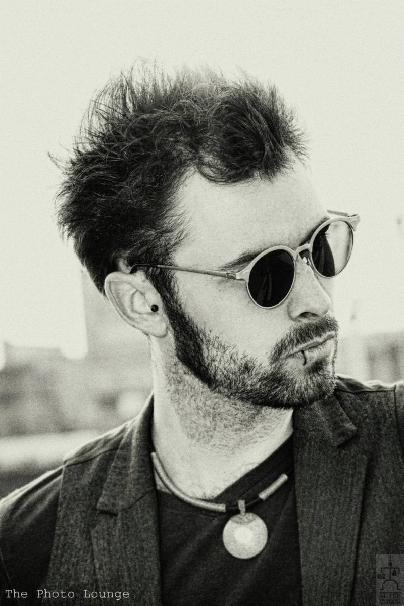 Hitek Runde Sonnenbrille Silber Metall Steampunk Style, 1980Er Jahre Nos von AlexanderHiTek