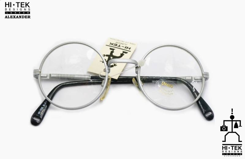 John Lennon Style Sonnenbrille Vintage Runder Metallrahmen, Uv400 von AlexanderHiTek