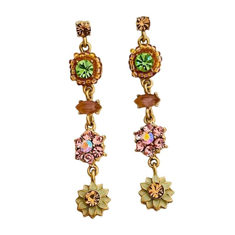 Carolee Gold Strass Ohrhänger Designer Landebahn von AlexandersBoutiqueUS