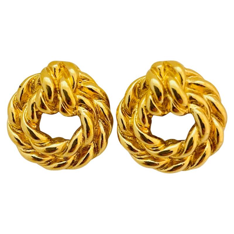 Vintage Monet Gold Designer Start - Und Landebahn Ohrclips von AlexandersBoutiqueUS