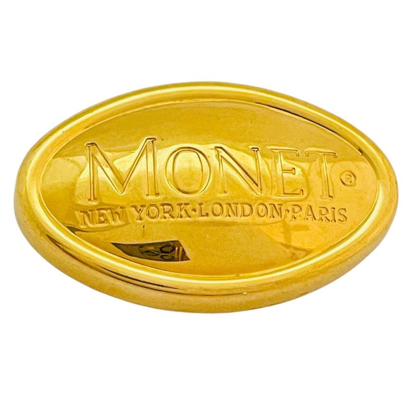 Vintage Monet New York London Paris Gold Designer Startbahn Brosche von AlexandersBoutiqueUS
