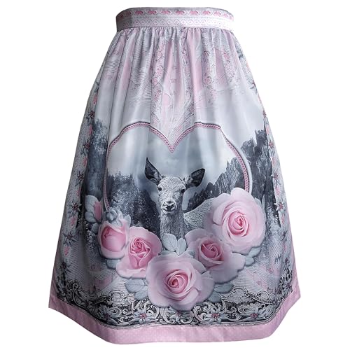 Alexandra Maxa - exklusive Designer Dirndlschürze - Rosemarie - Trachtenaccessoire für Damen (Mini: ca. 58cm (ab Bund), Rosemarie, Gr. 36-40 (Bund: ca. 36cm Breite)) von Alexandra Maxa