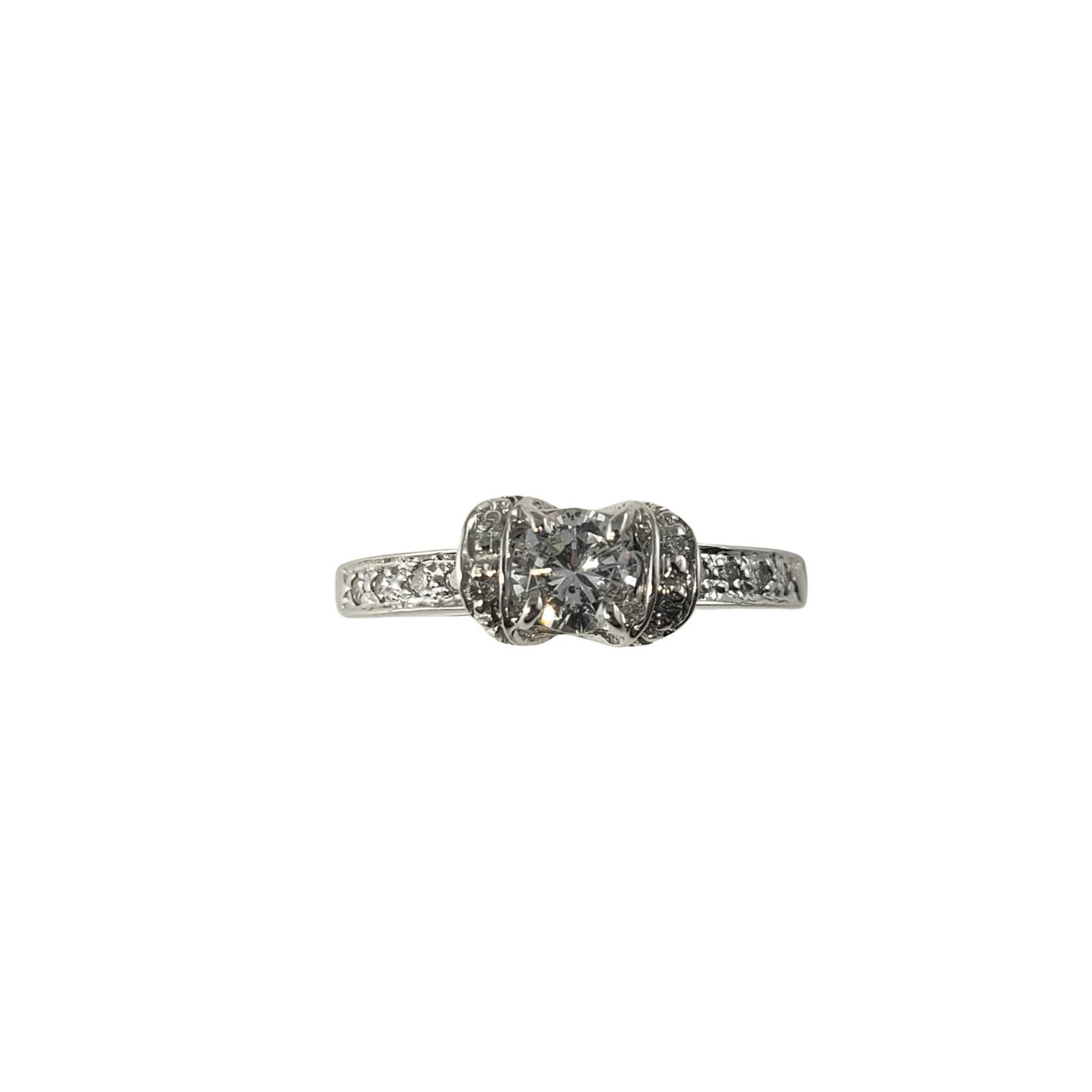 Vintage 14 Karat Weißgold Diamant Verlobungsring Größe 5.75 #10686 Vintage 14 Karat Weißgold Diamant Verlobungsring Größe 5.75 #10686 von AlexandraGroup