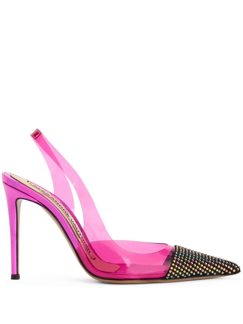 Alexandre Vauthier Pumps mit Kristallen 105mm - Rosa von Alexandre Vauthier