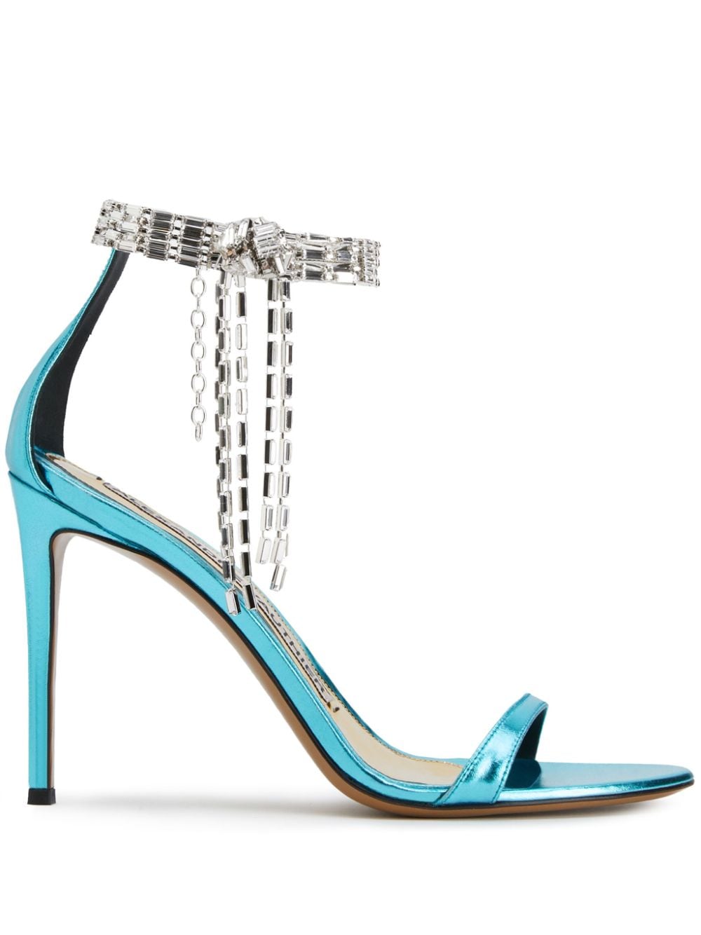 Alexandre Vauthier Sandalen mit Kristallen 105mm - Blau von Alexandre Vauthier