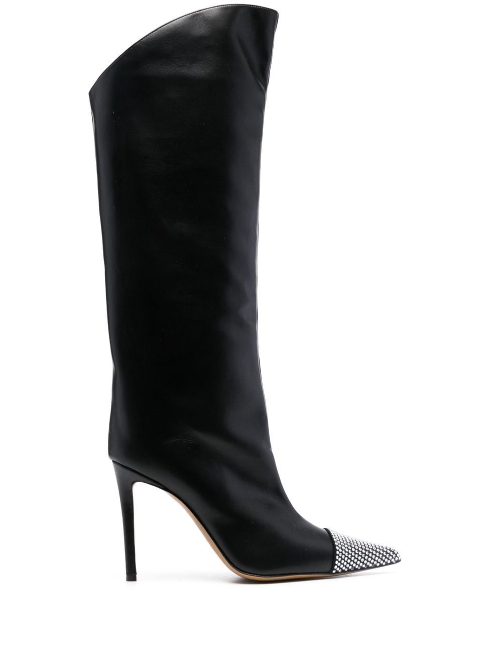 Alexandre Vauthier Stiefel mit Kristallen 115mm - Schwarz von Alexandre Vauthier