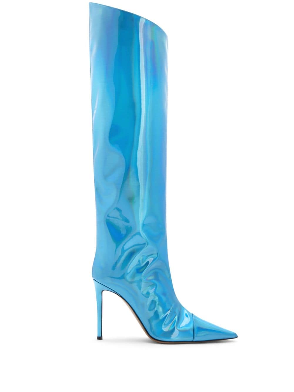 Alexandre Vauthier Stiefel im Metallic-Look - Blau von Alexandre Vauthier