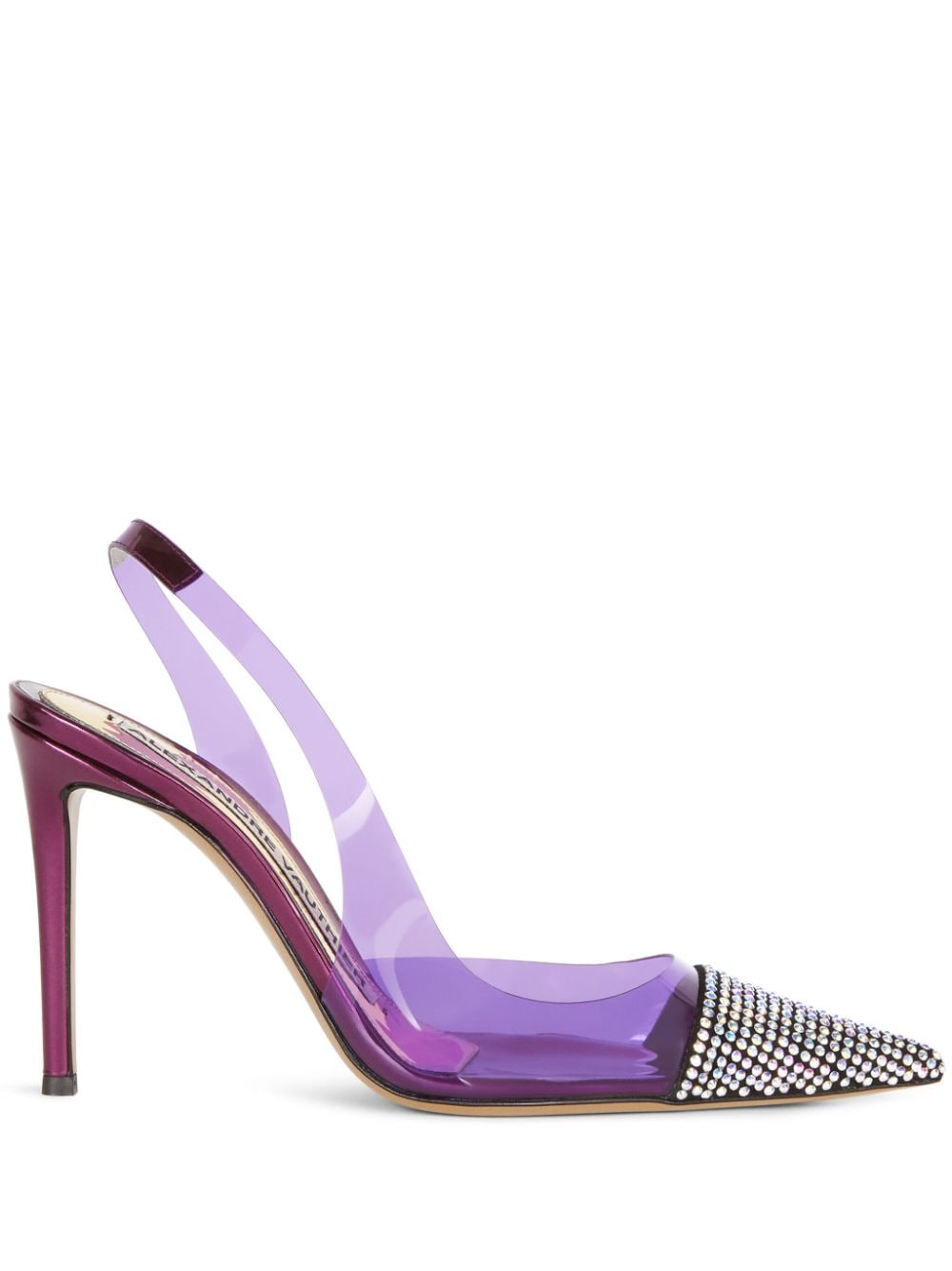 Alexandre Vauthier Amber Ghost Pumps 105mm - Violett von Alexandre Vauthier