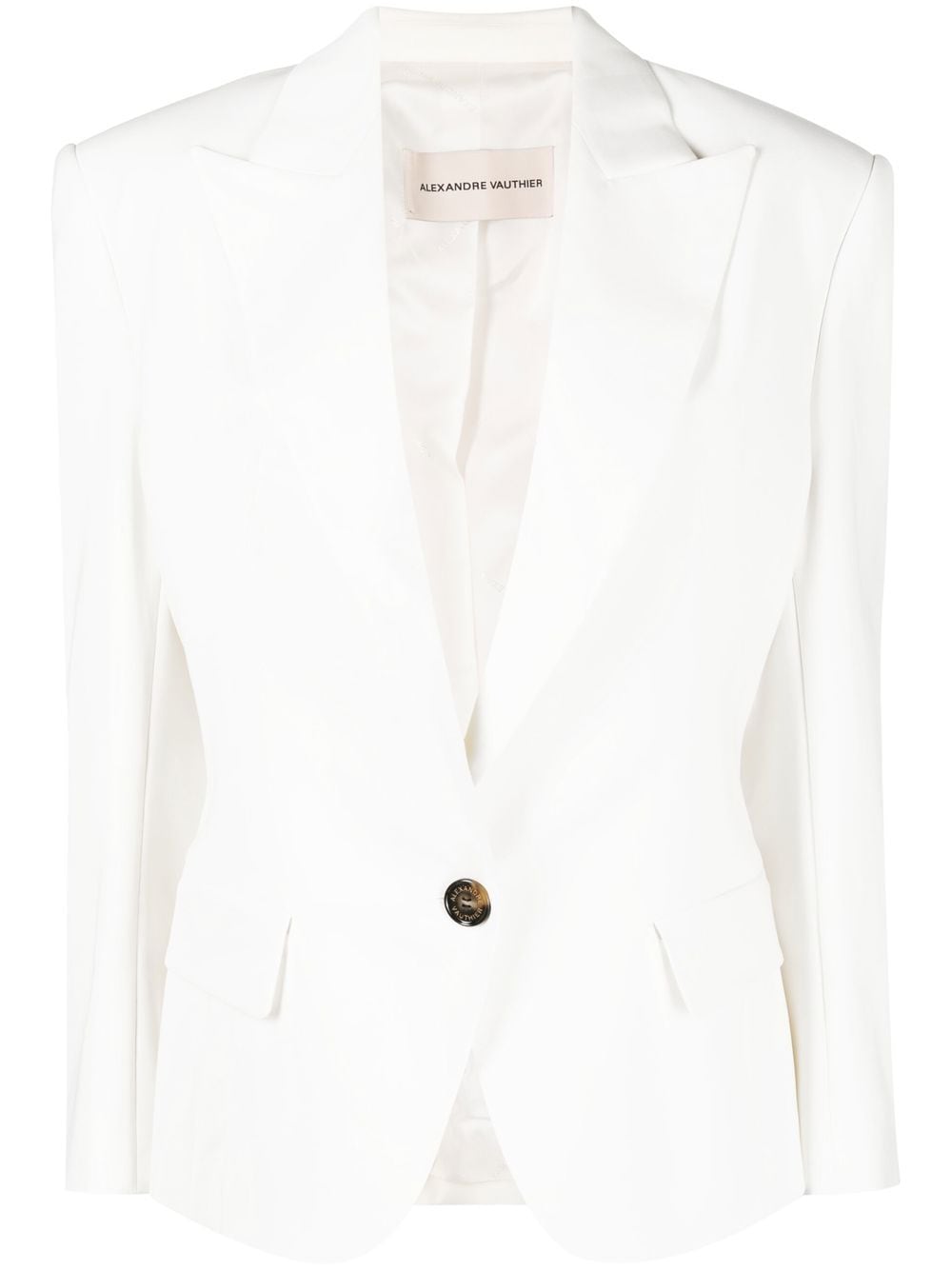 Alexandre Vauthier Einreihiger Blazer - Weiß von Alexandre Vauthier