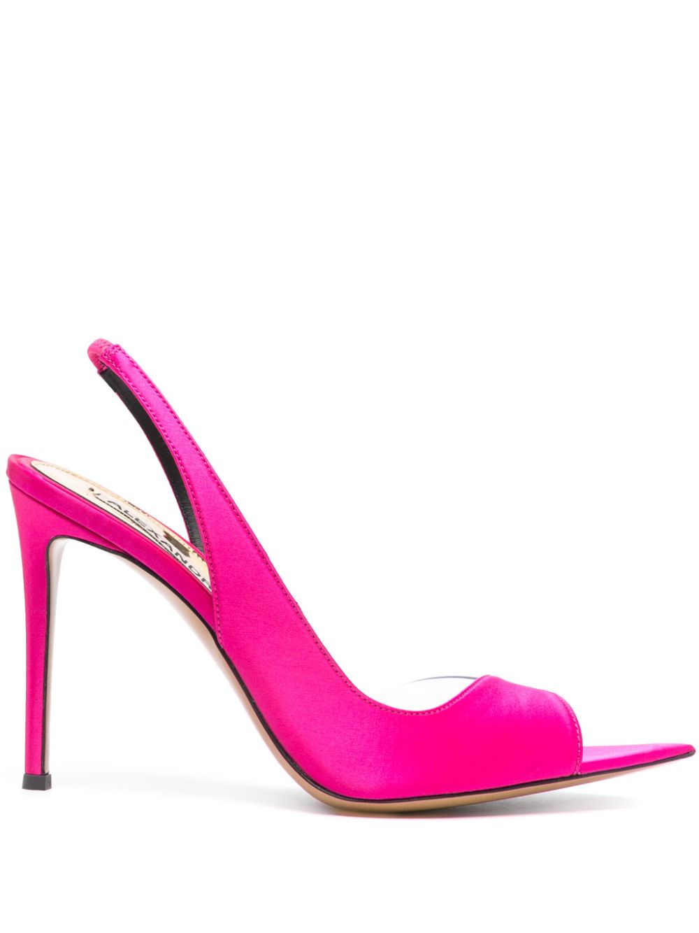 Alexandre Vauthier Sandalen aus Satin 105mm - Rosa von Alexandre Vauthier