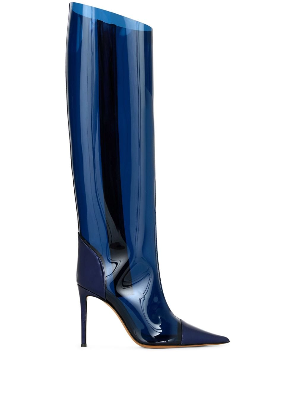 Alexandre Vauthier Schillernde Stiefel 105mm - Blau von Alexandre Vauthier