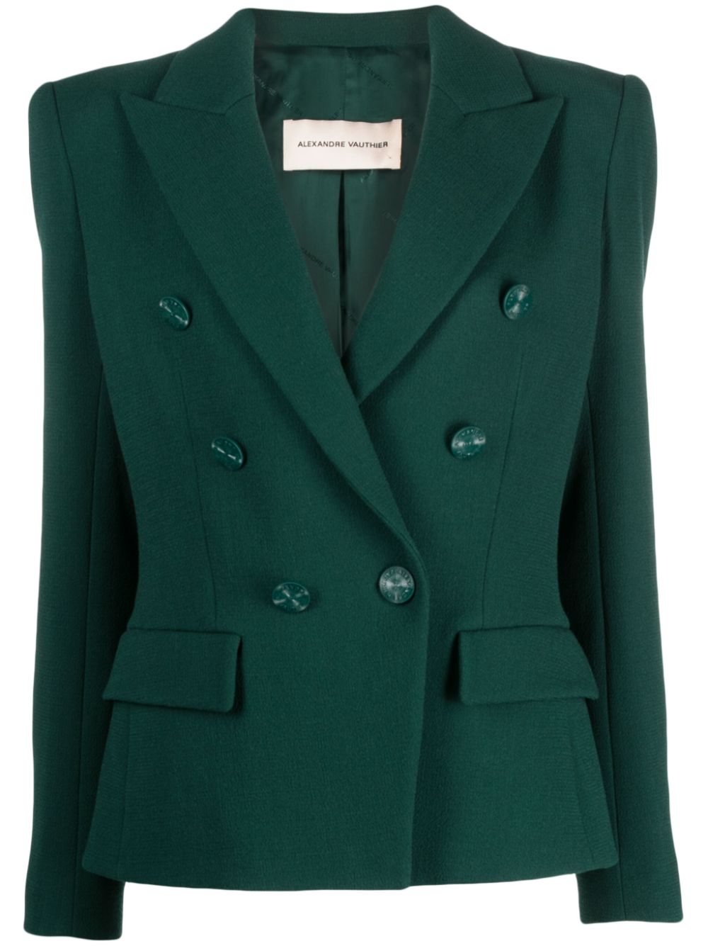 Alexandre Vauthier Doppelreihiger Blazer - Grün von Alexandre Vauthier