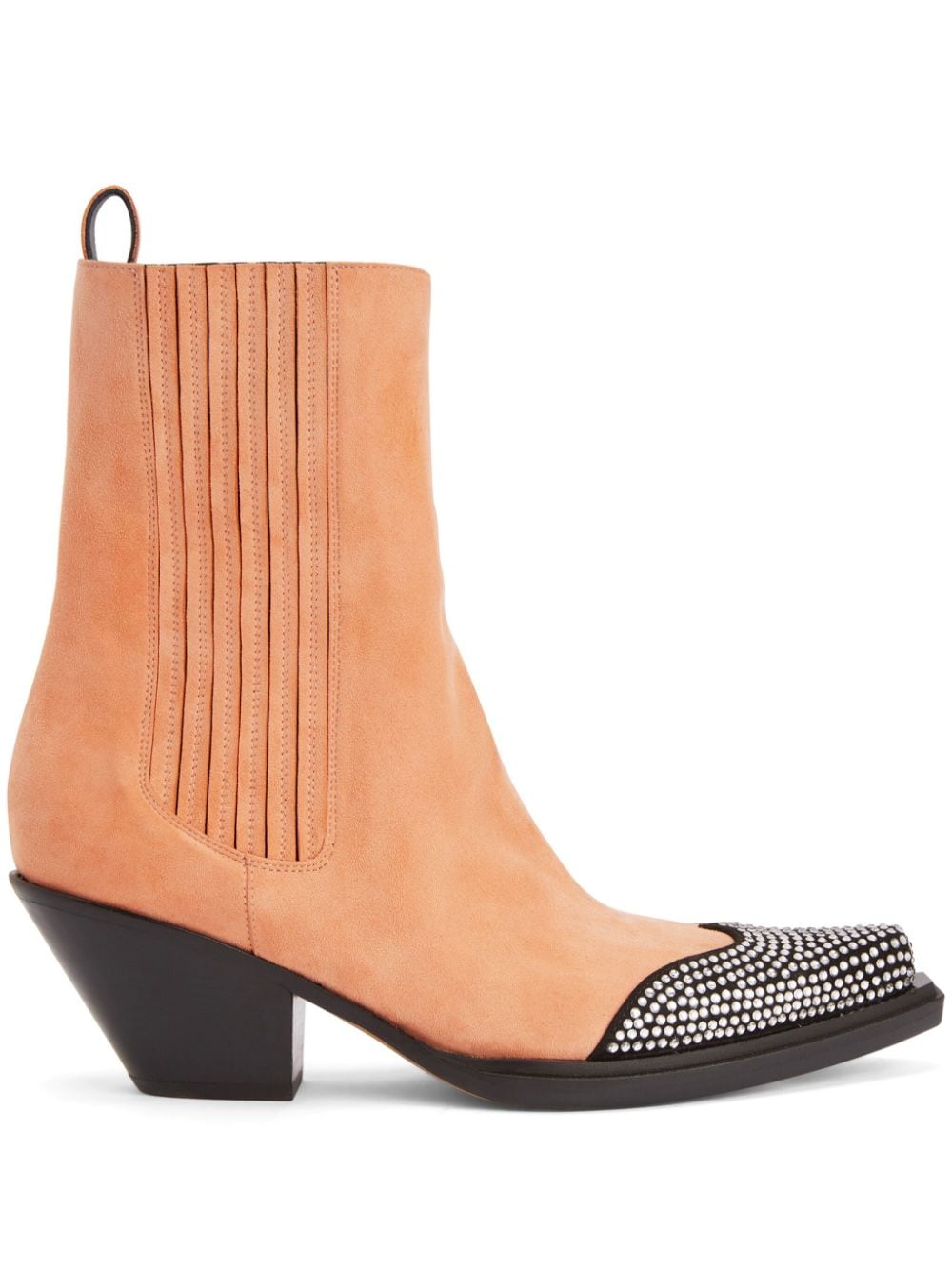 Alexandre Vauthier Wildlederstiefeletten mit Nieten - Braun von Alexandre Vauthier