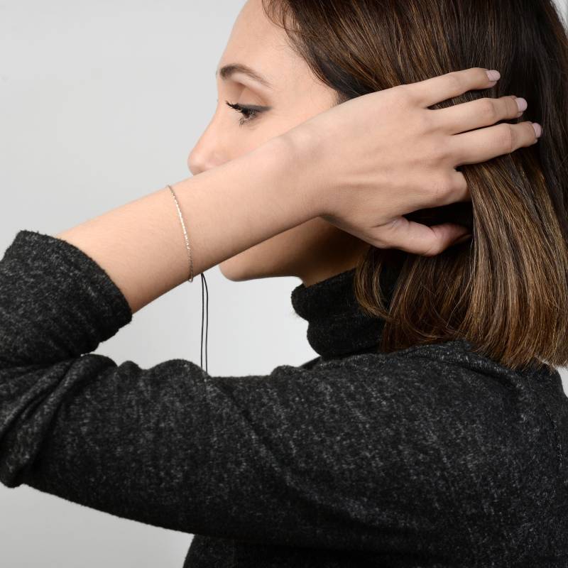 Dünnes Manschettenarmband Mit Diamantschliff - Platin Überzogen, Stapelbares Armband, Zartes Minimal Chic Schmuck Dünnes Manschettenarmband Mit Diamantschliff - Platin Überzogen, Stapelbares Armband, Zartes Minimal Chic Schmuck von AlexandriniJewelry