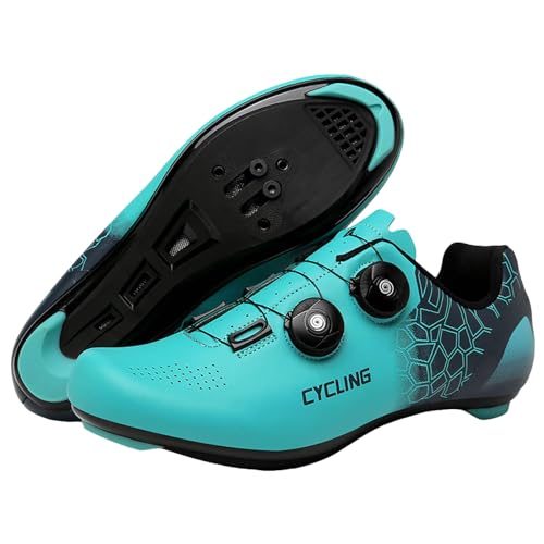 Alexchemia Indoor Cycling Schuhe Spinning Schuhe für Damen und Herren,Unisex Radsportschuhe Draussen,Verschleißfest Mountainbike Schuhe,Gummisohlen/Bergsohlen/Straßensohlen,Atmungsaktives(36-47EU) von Alexchemia