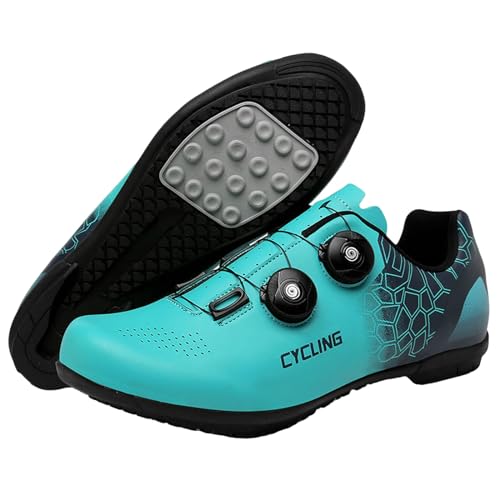 Alexchemia Indoor Cycling Schuhe Spinning Schuhe für Damen und Herren,Unisex Radsportschuhe Draussen,Verschleißfest Mountainbike Schuhe,Gummisohlen/Bergsohlen/Straßensohlen,Atmungsaktives(36-47EU) von Alexchemia