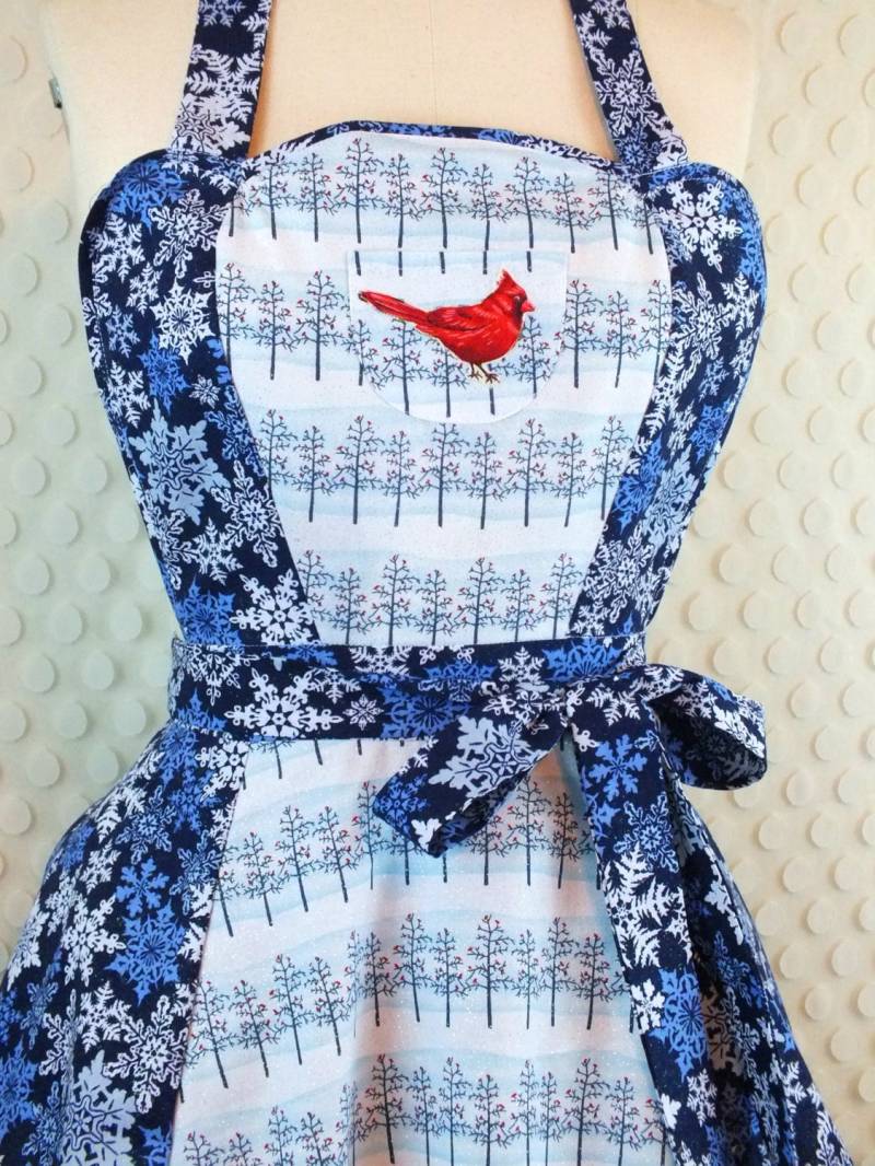 Weihnachtsküche Schürze Winterwunderland von Alexenia