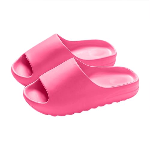 Alexis Leroy Badeschuhe Herren Damen Cozislides Original Slippers Cloudyzz Pantoffeln Weich rutschfest Badelatschen Hausschuhe Sommer Pantoletten Badeschlappen Indoor/Outdoor Lässig Rosa 38-39 EU von Alexis Leroy