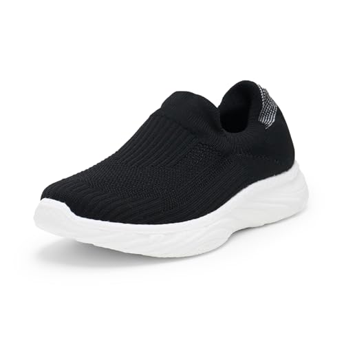 Alexis Leroy Barfußschuhe Damen Laufschuhe Turnschuhe Atmungsaktiv Fitnessschuhe Weich Straßenlaufschuhe Tiefschwarz 40 EU von Alexis Leroy