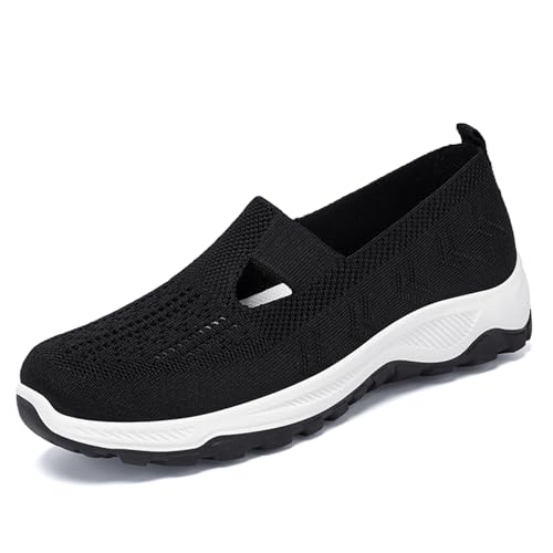 Alexis Leroy Damen Bequem Slip on Mesh Sneakers Fitness Gym Sportschuhe Freizeit Sneakers Skelett Schwarz 40 EU Alexis Leroy Damen Bequem Slip on Mesh Sneakers Fitness Gym Sportschuhe Freizeit Sneakers Skelett Schwarz 40 EU von Alexis Leroy