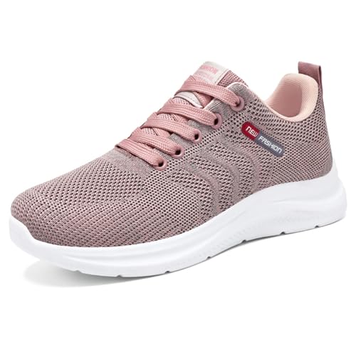 Alexis Leroy Damen Sportschuhe Jogging Fitness Schuhe Bequem Atmungsaktive Turnschuhe Rosa 41 EU von Alexis Leroy