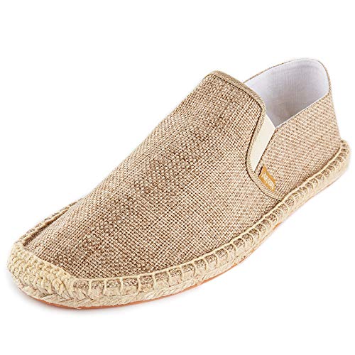 Alexis Leroy Espadrilles Herren Slip On Casual Leichte Einfarbig Espadryle Aprikose 41 EU von Alexis Leroy