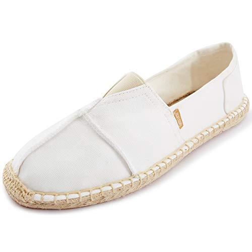 Alexis Leroy Flachgenähte Espadrilles für Männer Weiß 41 EU Alexis Leroy Flachgenähte Espadrilles für Männer Weiß 41 EU von Alexis Leroy