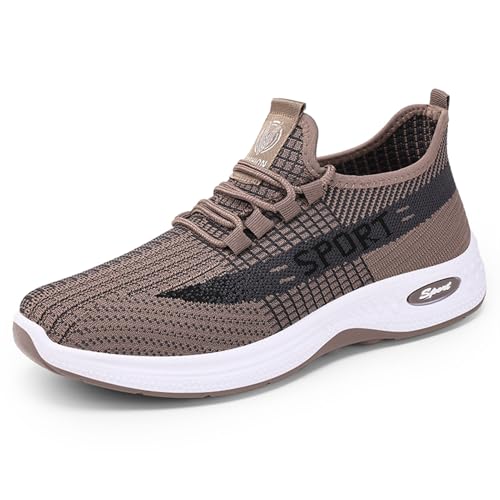 Alexis Leroy Herren Sportschuhe Modische Fitness Turnschuhe Atmungsaktiv Freizeitschuhe Braun 41 EU von Alexis Leroy