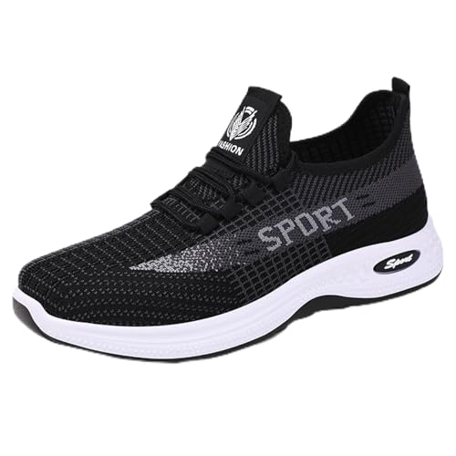 Alexis Leroy Herren Sportschuhe Modische Fitness Turnschuhe Atmungsaktiv Freizeitschuhe Schwarz 42 EU von Alexis Leroy