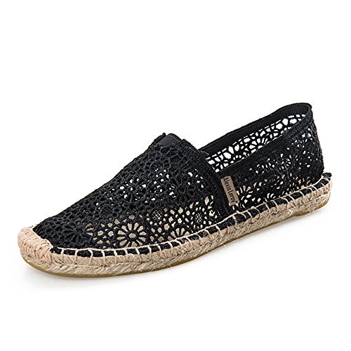 Alexis Leroy Original Classic Damen Espadrilles Schwarz 3 UK / 36 EU von Alexis Leroy