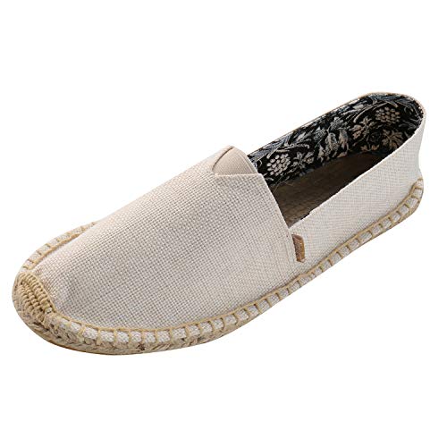 Alexis Leroy Original Komfortable Damen Espadrilles aus Chambray Beige 39 EU von Alexis Leroy