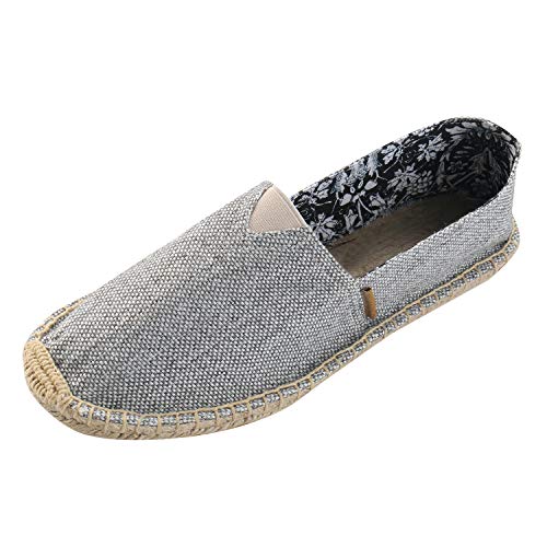 Alexis Leroy Original Komfortable Damen Espadrilles aus Chambray Grau 37 EU von Alexis Leroy