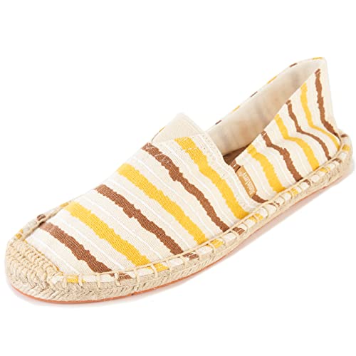 Alexis Leroy Slipper Ballerinas Damen Espadrilles Gestreifte Espadrilles Gelb 22ss 37 EU von Alexis Leroy