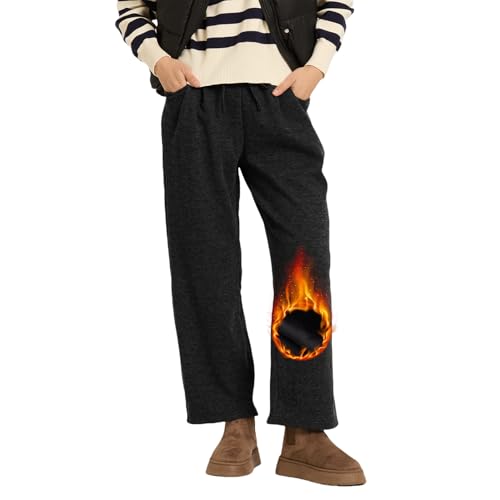 Alexis Leroy Thermohose Damen Winter Gefütterte Jogginghose Warm Fleecehose Mit Taschen Schwarz S von Alexis Leroy