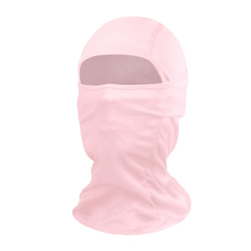 Alexis Leroy Unisex kühl Sturmhaube UV Schutz Funktionskleidung für Outdoor Sports Radfahren Motorrad Fahrrad Grundfarbe Rosa One Size von Alexis Leroy
