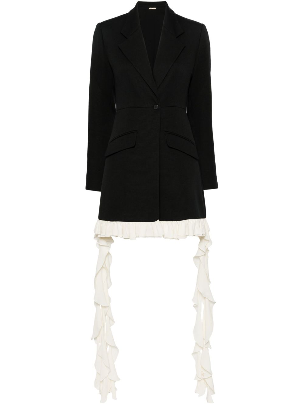 Alexis Drapiertes Alondra Blazer-Minikleid - Schwarz von Alexis