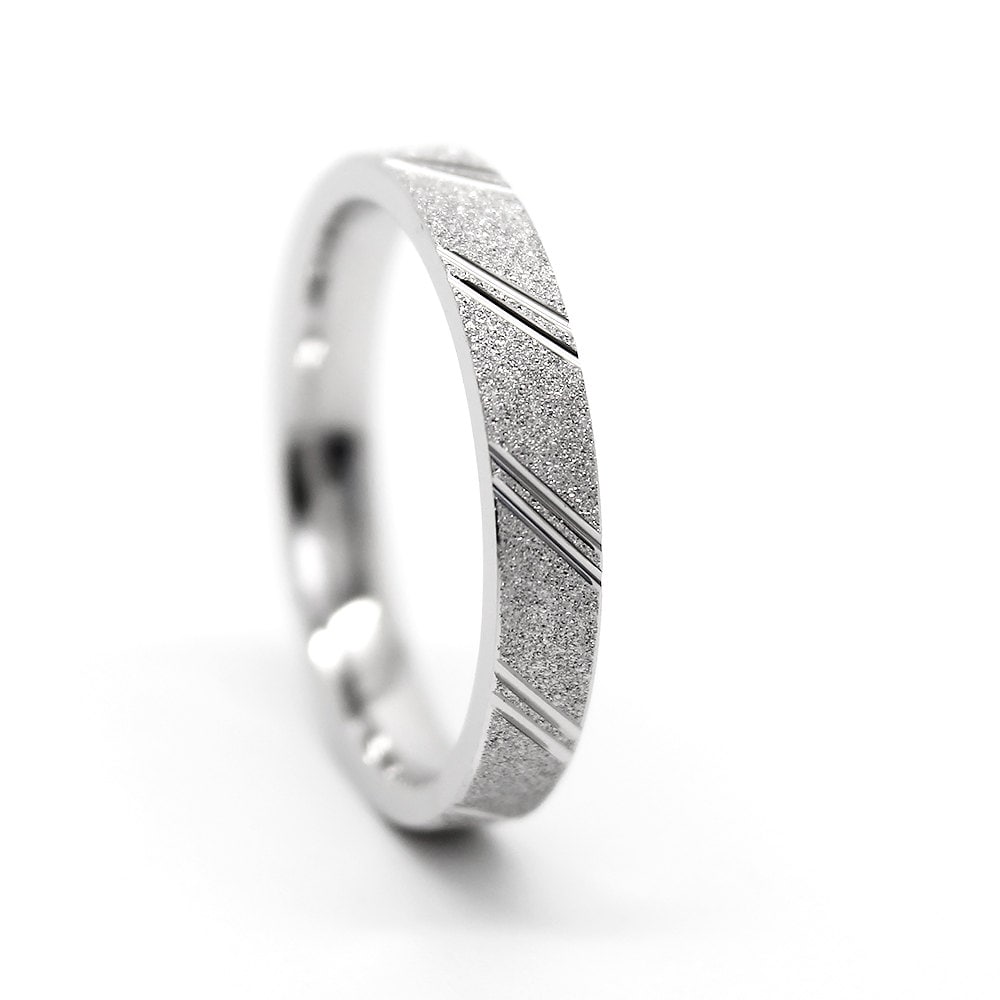 4 Mm 925 Sterling Silber Ehering Für Frauen Und Männer, Funkelnde Massivsilber Personalisierte Gravur Versprechen Jubiläumsring von AlexisTreasury
