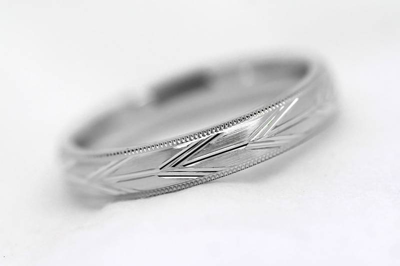 4 Mm Massiver 925Er Sterlingsilberring Für Frauen Und Männer, Personalisierte Gravur-Eheringe, Versprechen-Verlobungsring Männer von AlexisTreasury