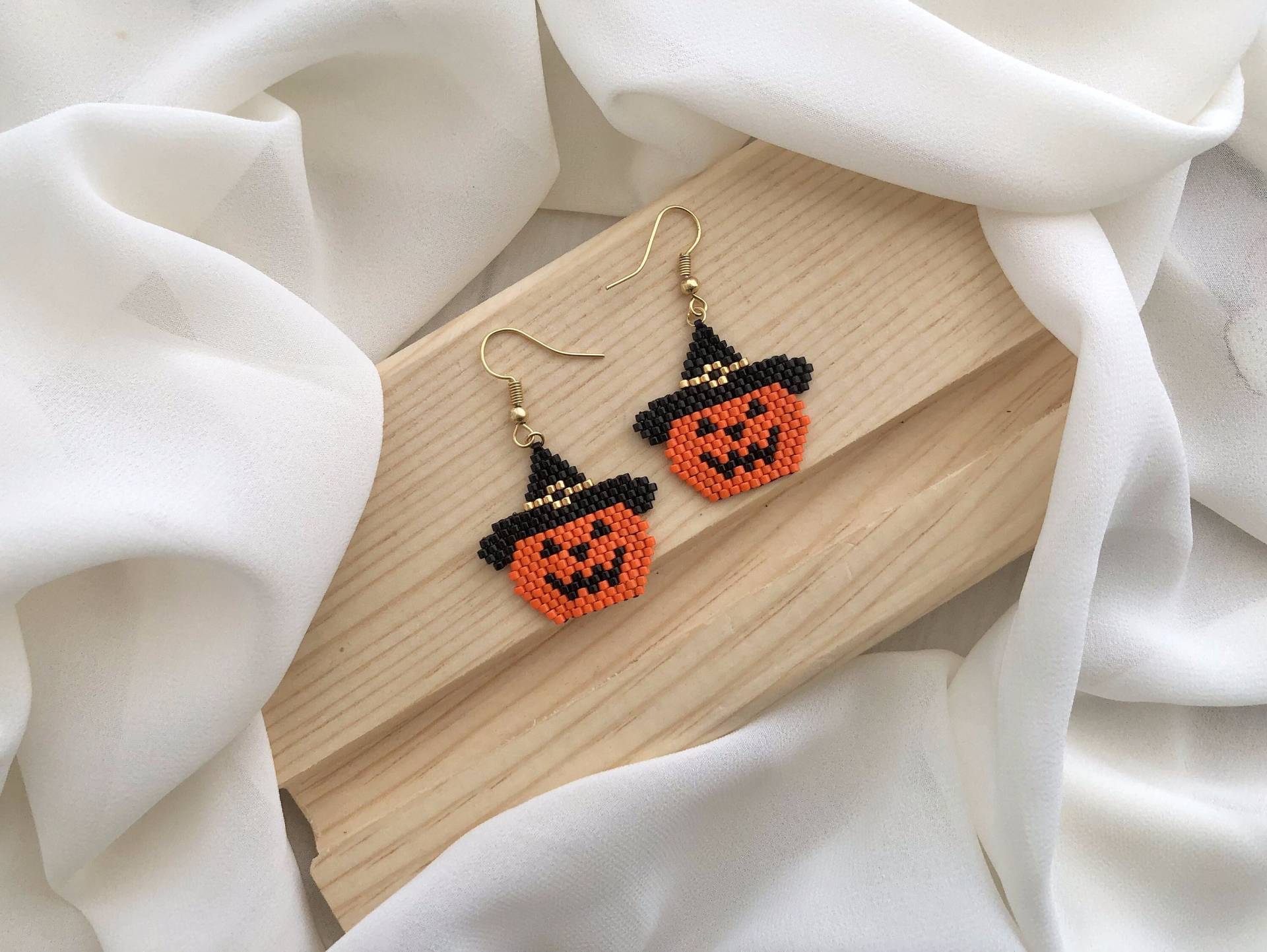Kürbis Halloween Ohrring, Ohrringe Baumeln, Beängstigend Ohrring Für Geschenk, Charms, Süße Kürbis Halloween Ohrring, Ohrringe Baumeln, Beängstigend Ohrring Für Geschenk, Charms, Süße von AleyCraftStudio
