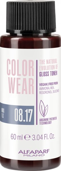 Alfaparf Milano Color Wear Gloss Toner - 08.17 60 ml Alfaparf Milano Color Wear Gloss Toner - 08.17 60 ml von Alfaparf Milano