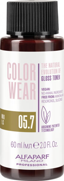 Alfaparf Milano Color Wear Gloss Toner - 60 ml 05.7 von Alfaparf Milano