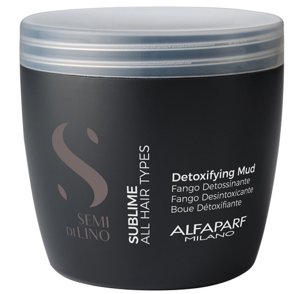 Alfaparf Milano Haarfluid Alfaparf Milano Semi Di Lino Sublime Detoxifying Mud 500 ml von Alfaparf Milano