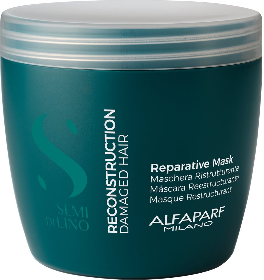 Alfaparf Milano Haarmaske Alfaparf Milano Semi Di Lino Reconstruction Reparative Mask 500ml von Alfaparf Milano