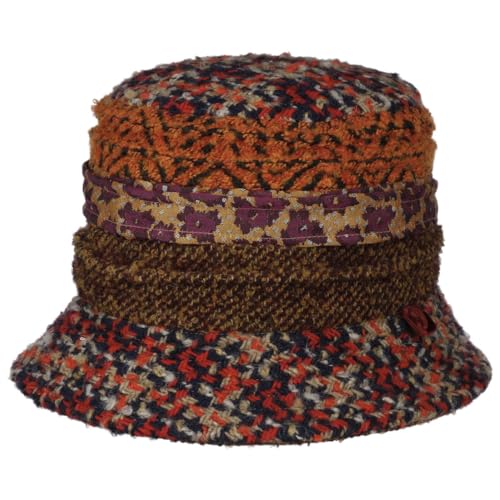 Alfonso D’Este Albero Bucket Stoffhut Fischerhut Damenhut Damen - Made in Italy mit Futter Winter Herbst-Winter - One Size bunt Alfonso D’Este Albero Bucket Stoffhut Fischerhut Damenhut Damen - Made in Italy mit Futter Winter Herbst-Winter - One Size bunt von Alfonso D’Este