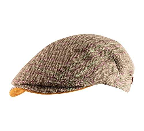 Alfonso D'Este - Flatcap, Schiebermütze, Newsboy Cap Aroldo - Size S von Alfonso D'Este