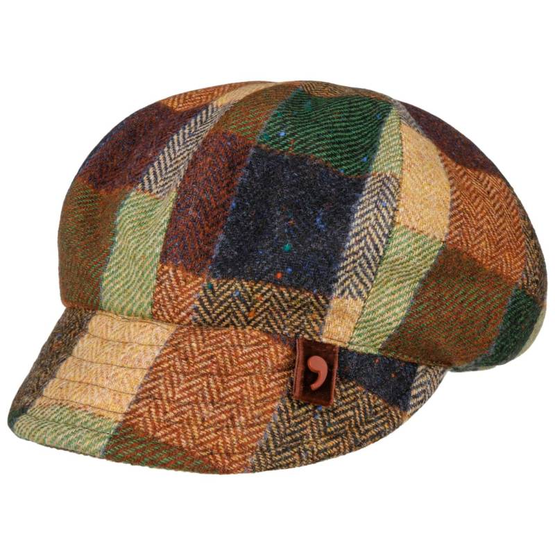 Salveno Wool Check Ballonmütze by Alfonso DEste von Alfonso DEste